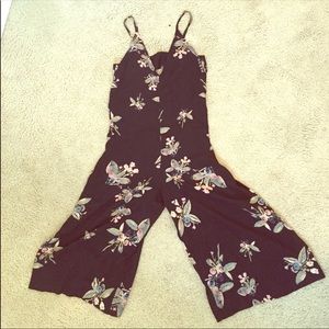 Free People floral jumpsuit